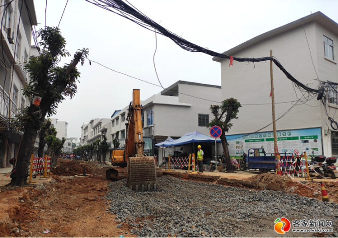 章贡区沙石圩镇提升改造进展顺利 预计今年11月完工