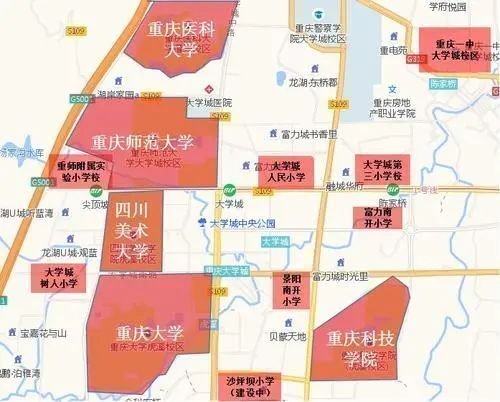 重庆科学城地图高清版图片