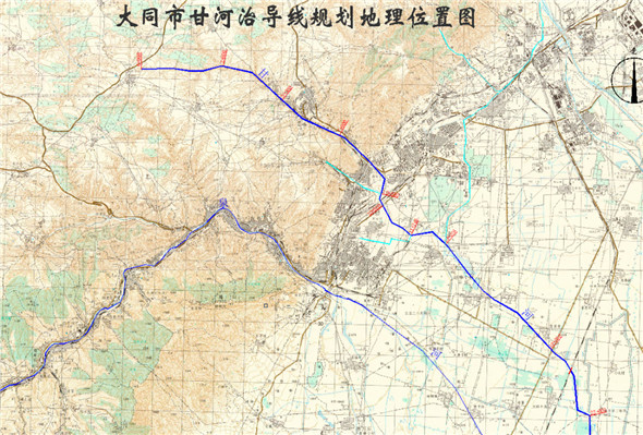 云冈区关于4条河治导线规划和管理范围通知