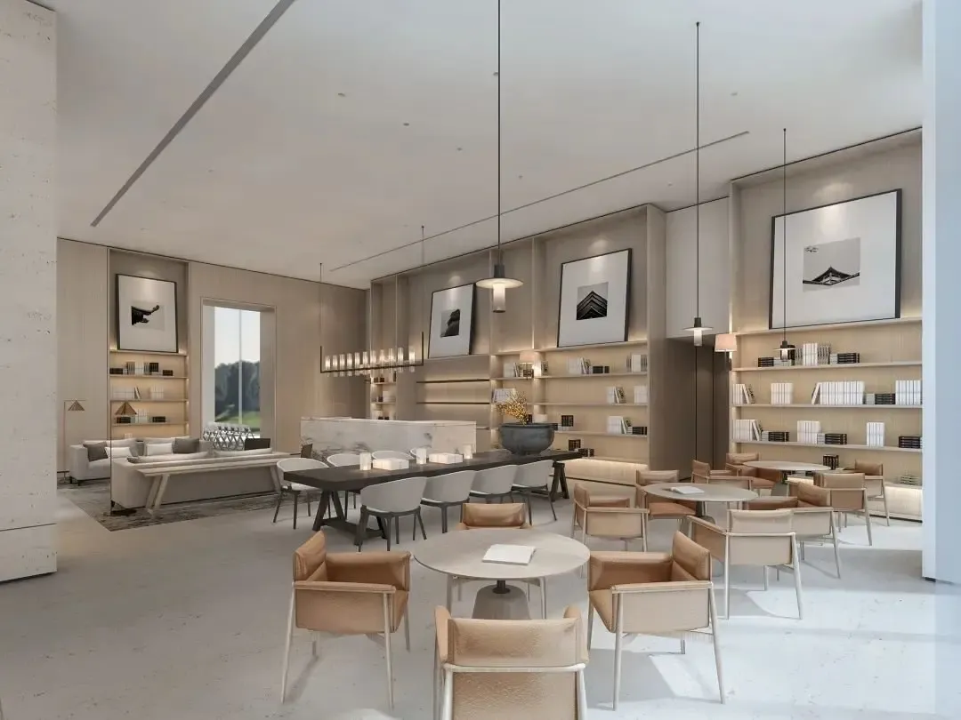 李益中空间设计丨渭南万科城市会客厅:艺术化的表现,塑造精神自由