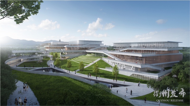 电子科大合作项目效果图来了！衢州高铁新城将新建九年一贯制学校！