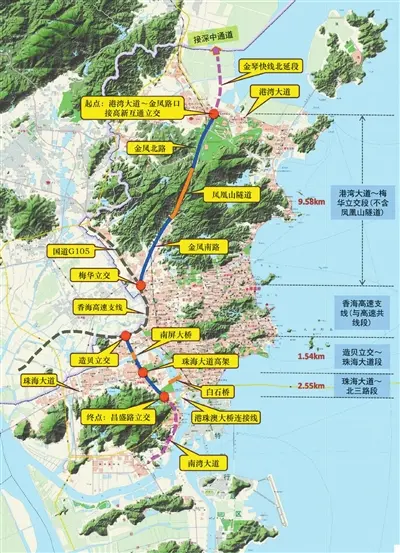 兩大橋、一快線！統統在年底通車！期待已久的珠海隧道也來了！