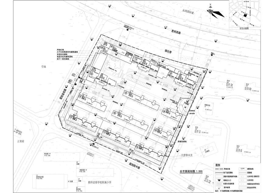 建发首入西湖新项目总平图公示，共规划11栋住宅……