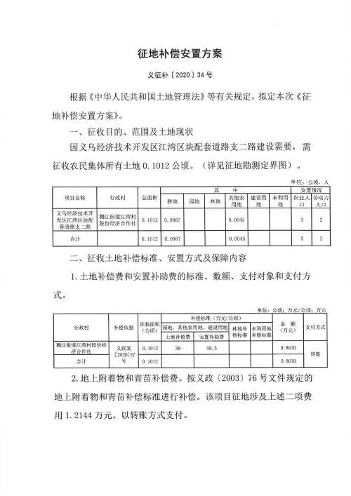 新一波征地补偿安置方案公示！涉及9个镇街30余个村