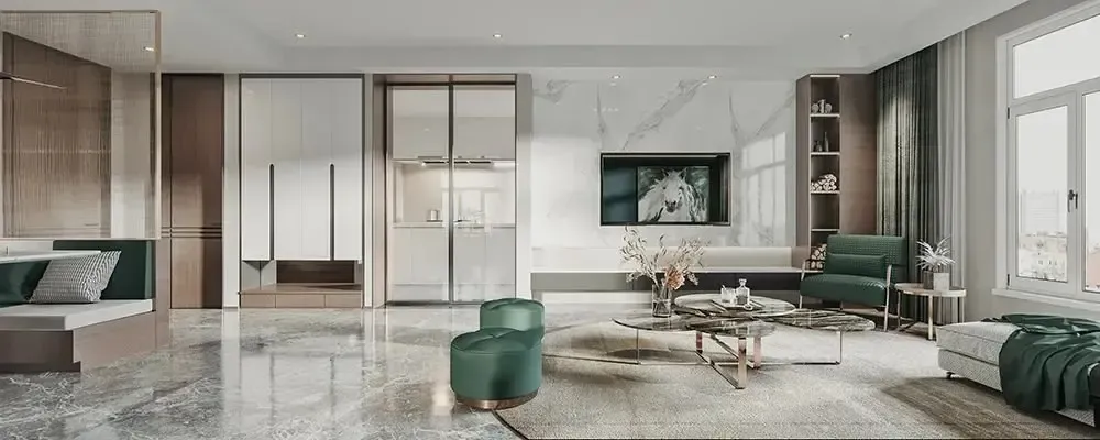 150㎡现代轻奢风格,精致优雅,简约时尚!昆明艺顶装饰