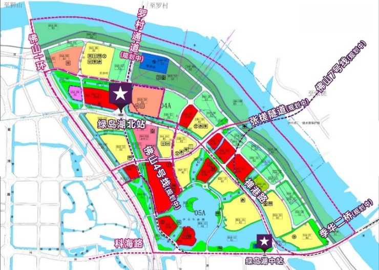 绿岛湖片区2022规划图图片