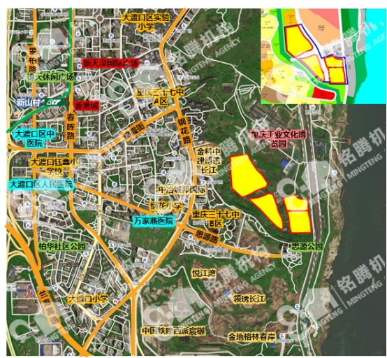 【房天下土拍前哨站】新地上线 大渡口推174亩滨江商住用地