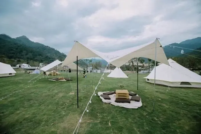 露营特辑深圳特斯拉车友会露宿帐篷营地