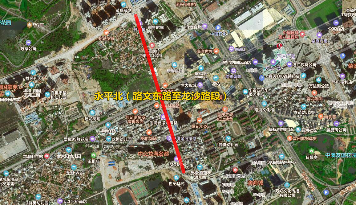 湛江开发区路网再升级！海旗路、乐宾路、永平北路新建工程批前公示