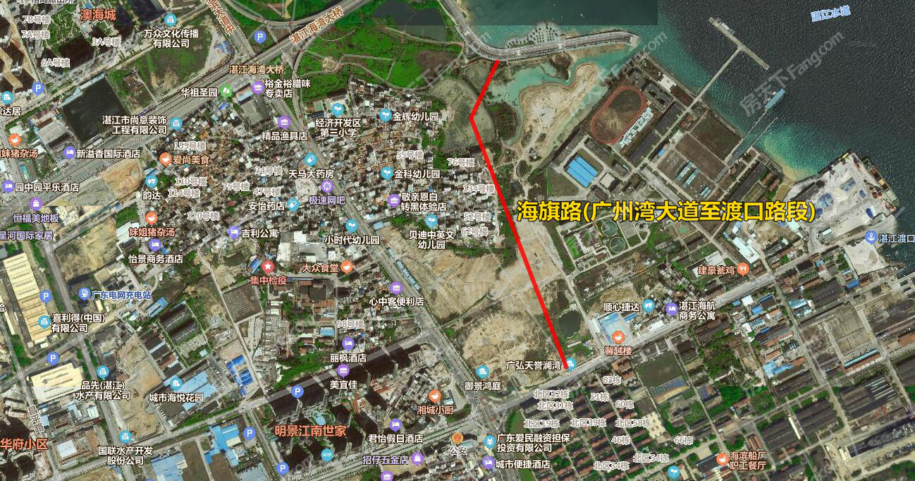 湛江开发区路网再升级！海旗路、乐宾路、永平北路新建工程批前公示