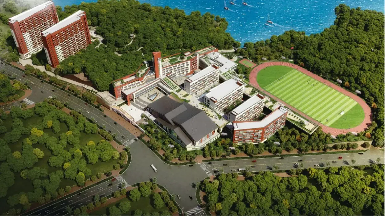 的现代化学校是由华南师范大学与广东海德东方教育投资有限公司华南