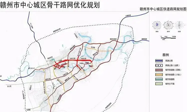 赣州地铁2号线规划图图片