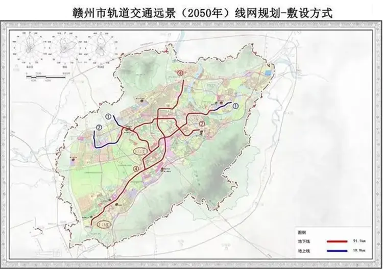 赣州地铁线路图片