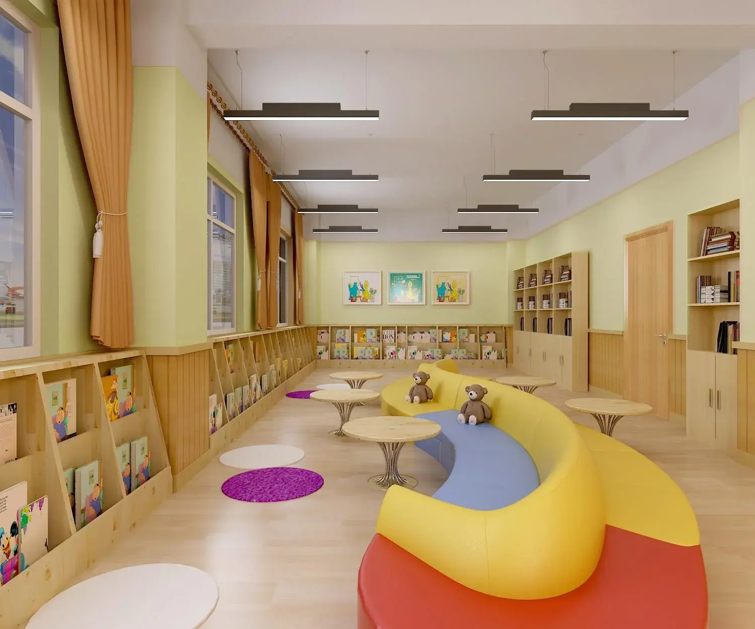 西安幼儿园设计照明设计对儿童的视觉影响有哪些