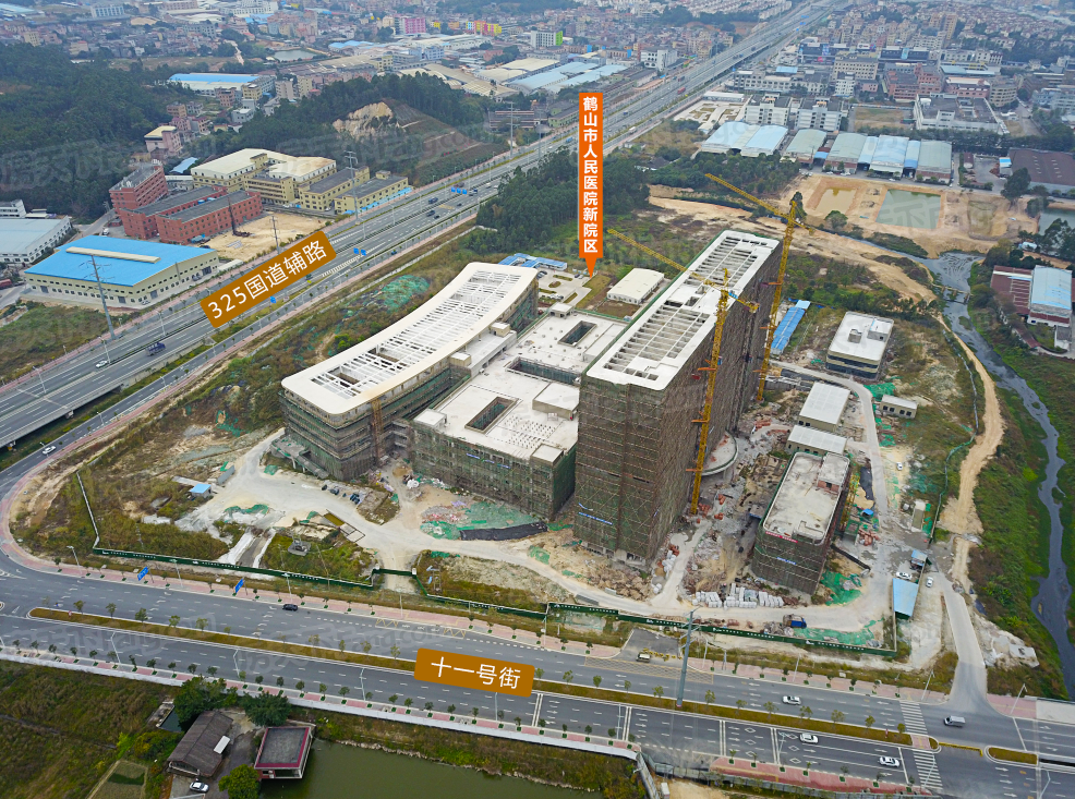 实拍图来了！鹤山这所医院建设工程有最新进展！