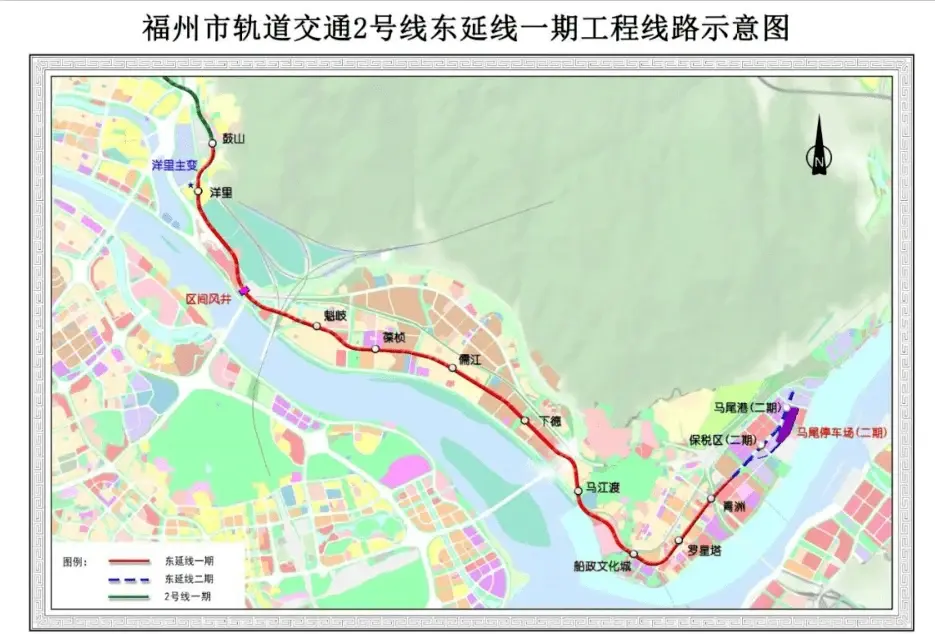 利好丨福州地鐵2號線東延線已完成工,東江濱樓市配套再完善