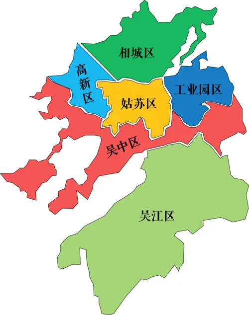 简单介绍下苏州的行政区.