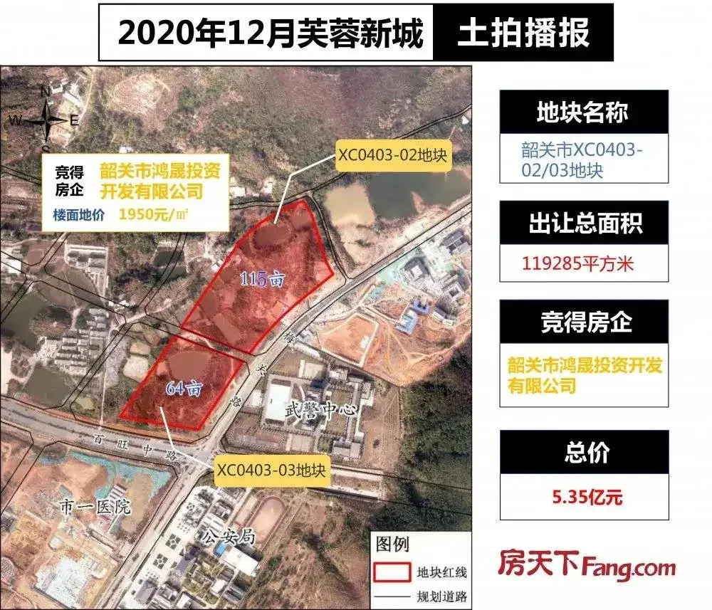 来了！这家公司以底价摘得梅关路两宗地块