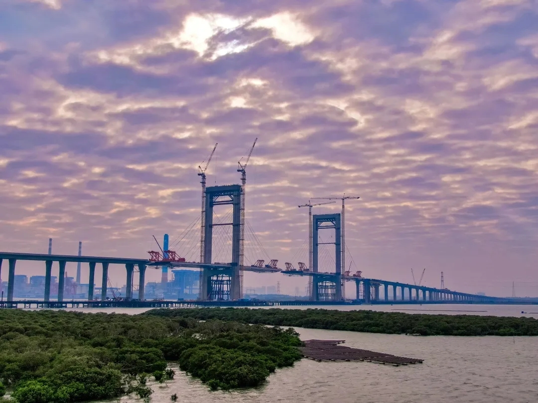 【冲刺四季度】调顺跨海大桥引桥主体结构完工