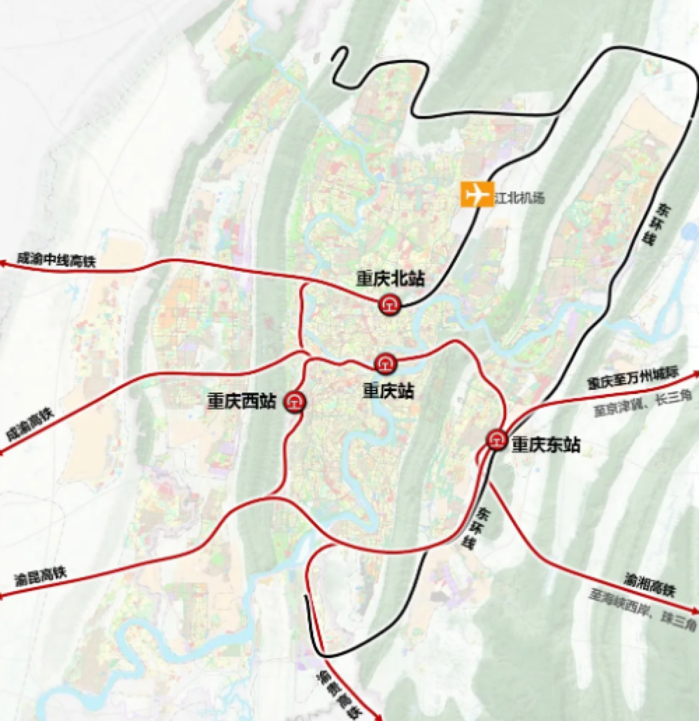 重庆城市规划图2035图片