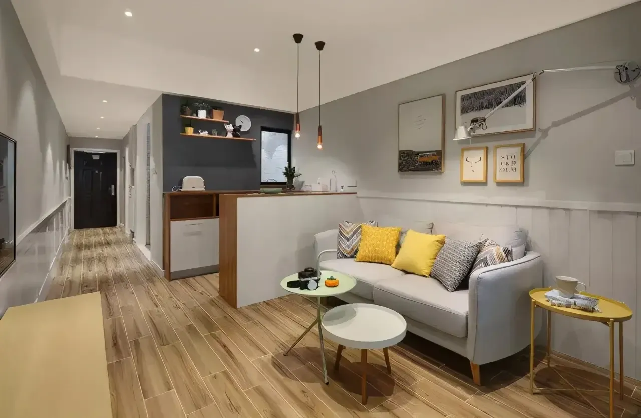 女孩的40㎡公寓:一字型布局层层递进,功能齐全相互独立,真香_房产资讯