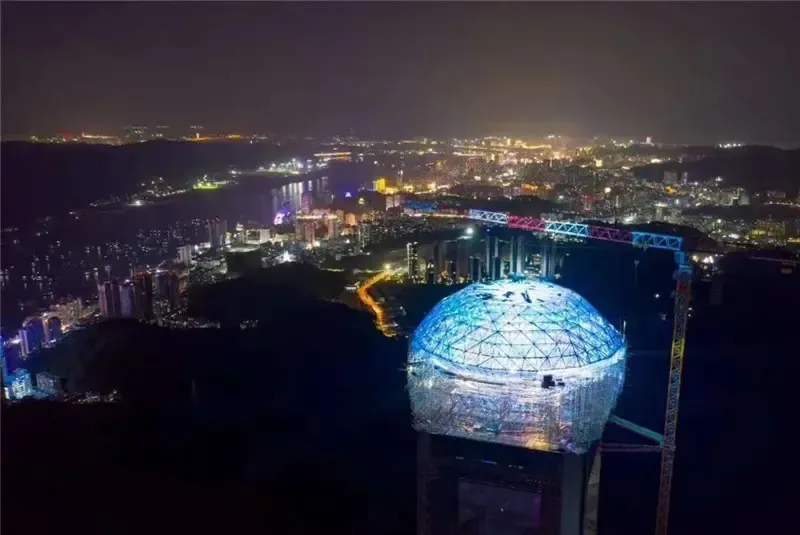 修建了15年的梧州西江明珠塔,有望于近期竣工