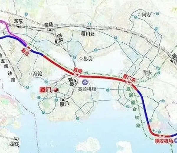 中标公示厦漳泉城际轨道r1线全线规划站点曝光漳州设站12座