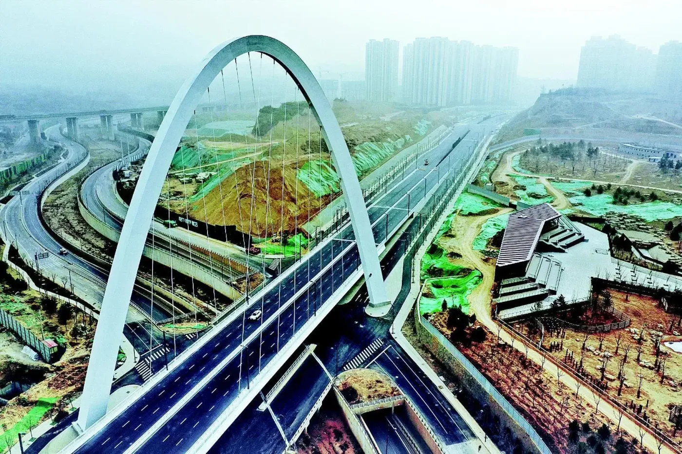 东中环北延上跨北涧河桥路段已具备通车条件