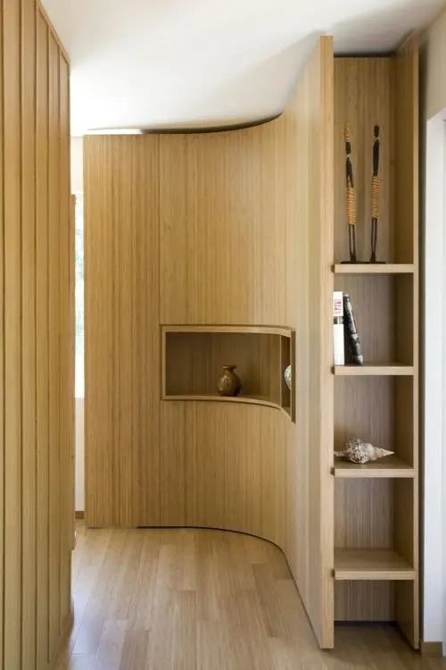 这才是改良升级榻榻米地台,打上连体斜角衣柜,当隔断都省了砌墙