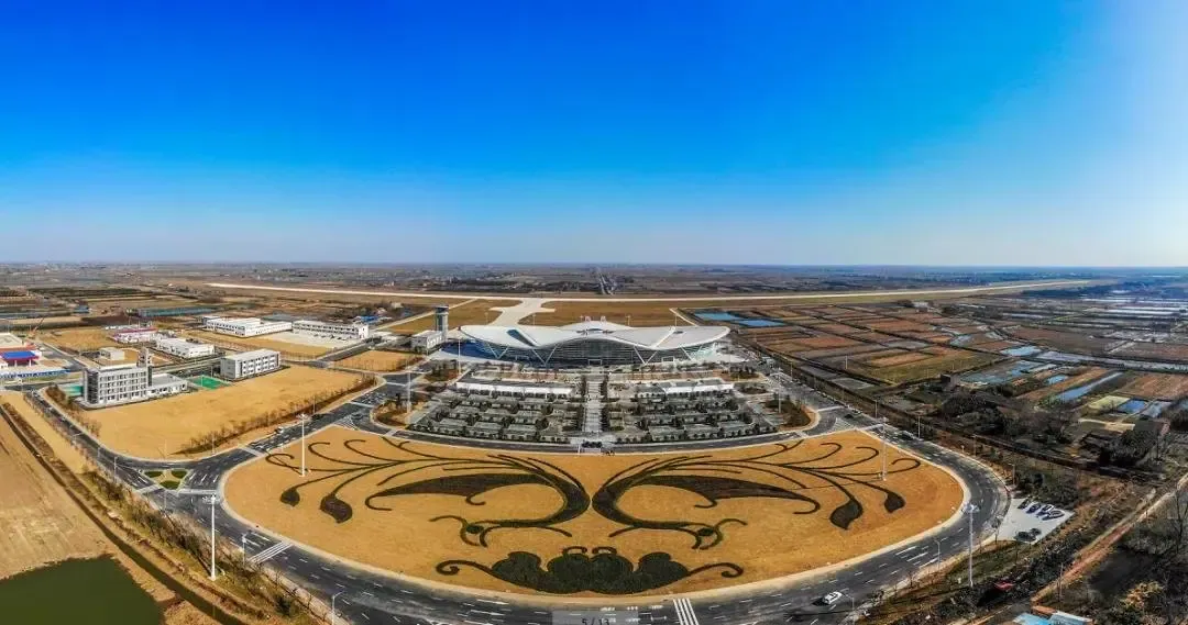 荆州沙市机场鸟瞰实景