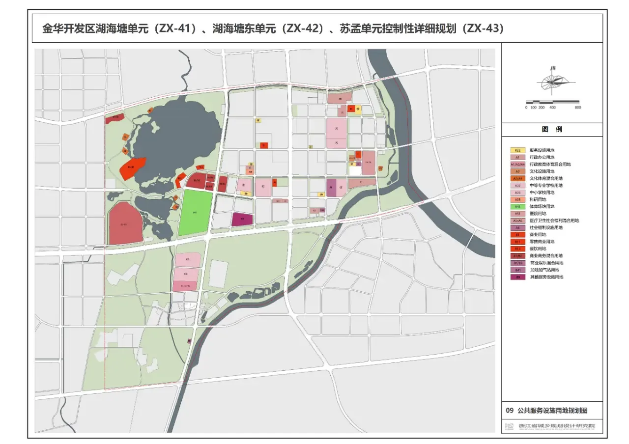金华湖海塘区块最新规划出炉涉及9万人口新增学校三甲医院