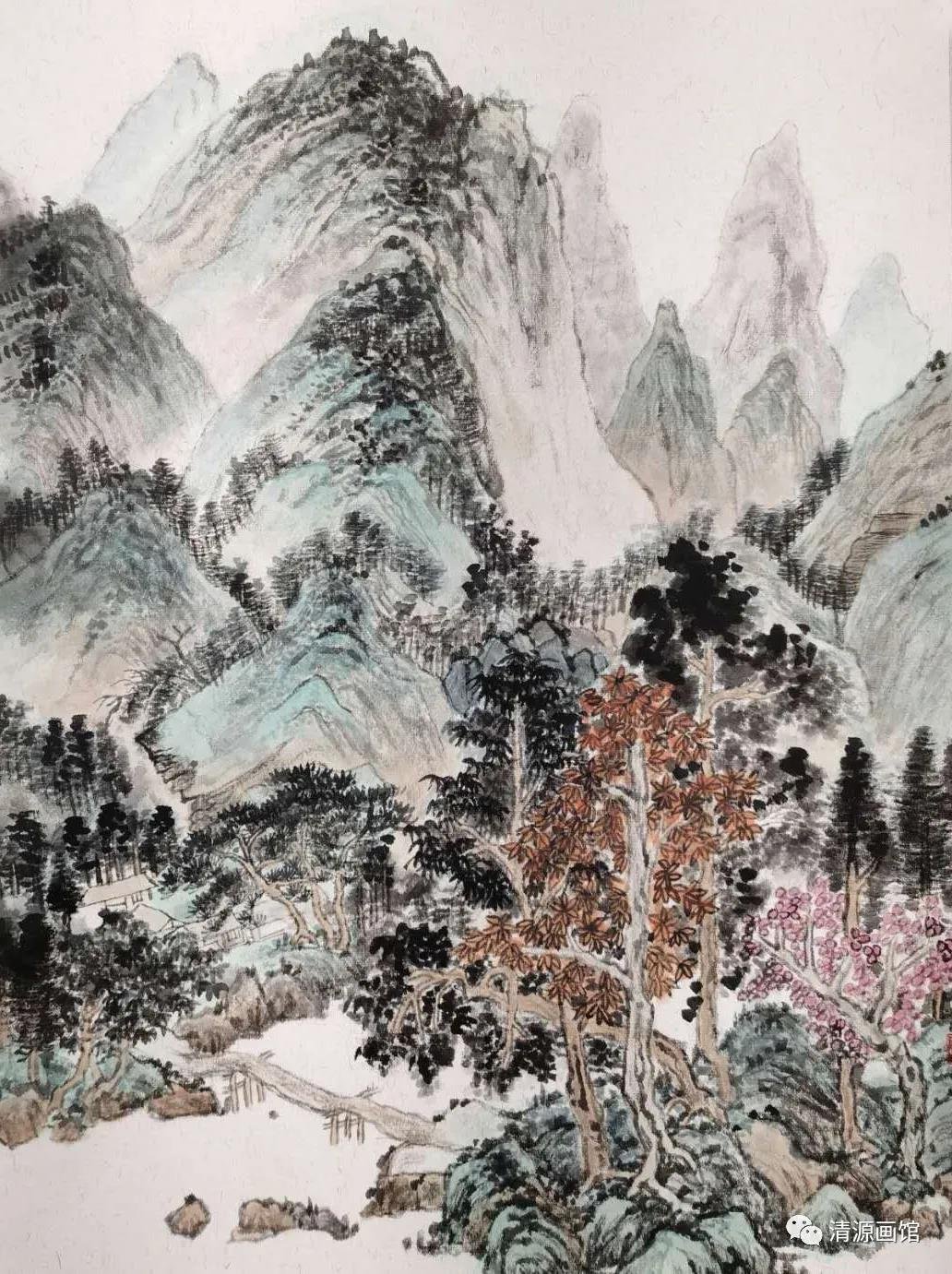 “翰墨致良知，青山复光明” 清源画馆期学员作品展在庐陵老街开展