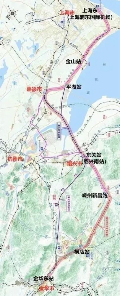 沪绍金城际铁路路线调整，规划出炉！