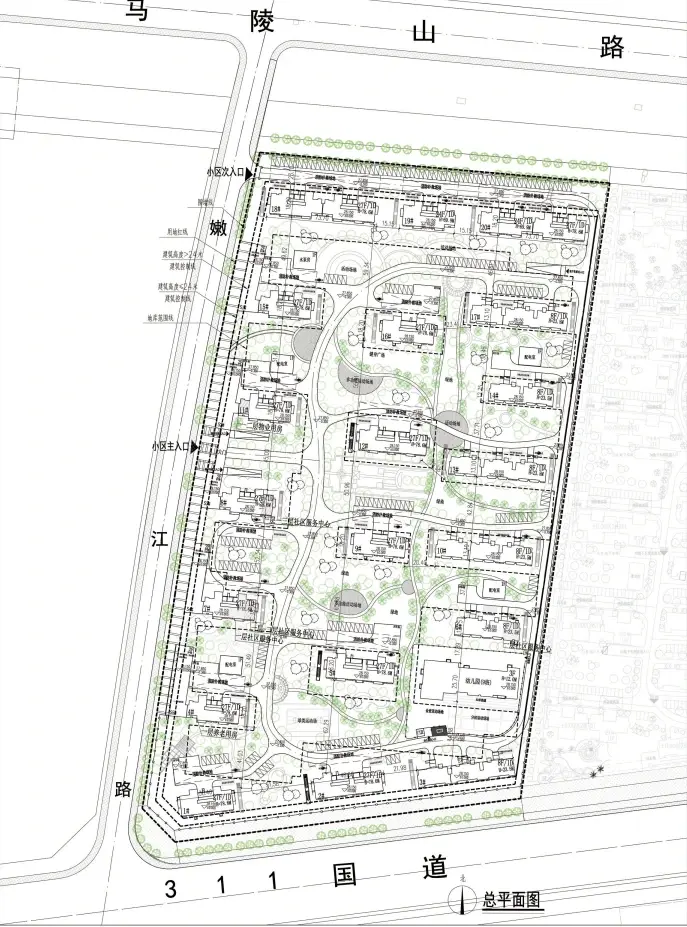 平面图曝光！锡沂高新区秀水苑工程项目建设工程规划公示