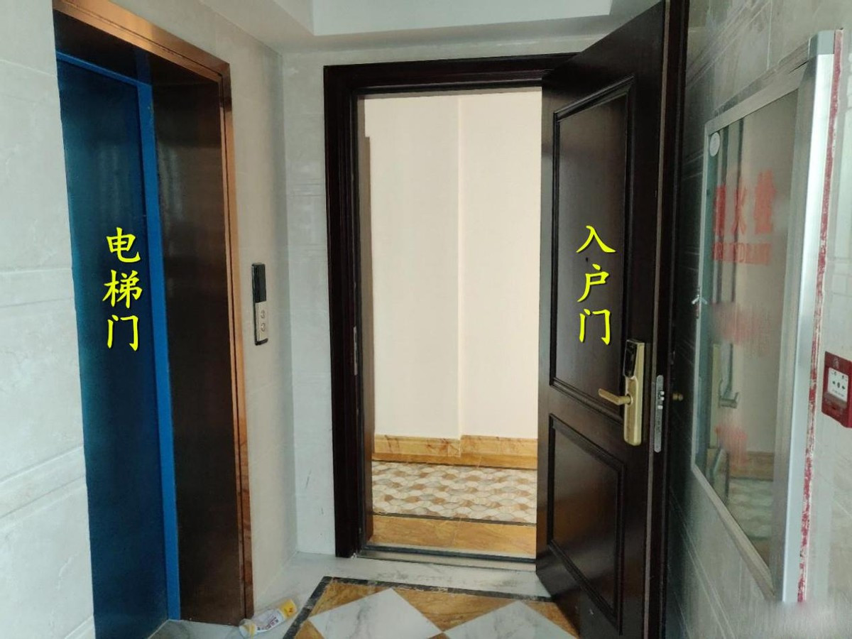 两梯三户电梯入户图片