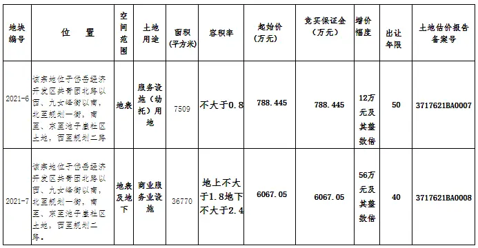 岱岳经济开发区新增2宗服务设施用地