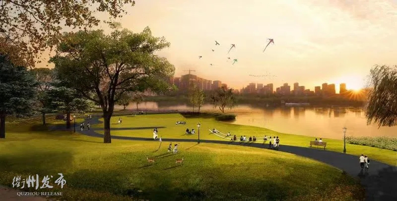 连接智慧新城草坪公园、鹿鸣公园！衢州市民文化公园要来了，看效果图