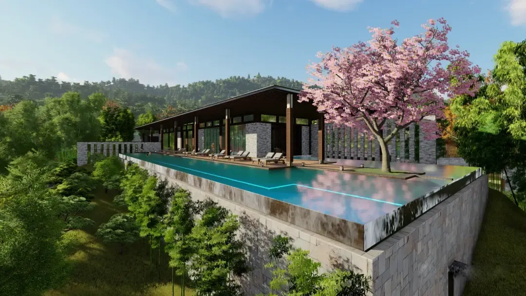 德宏这个投资6000万元的半山酒店开建就在