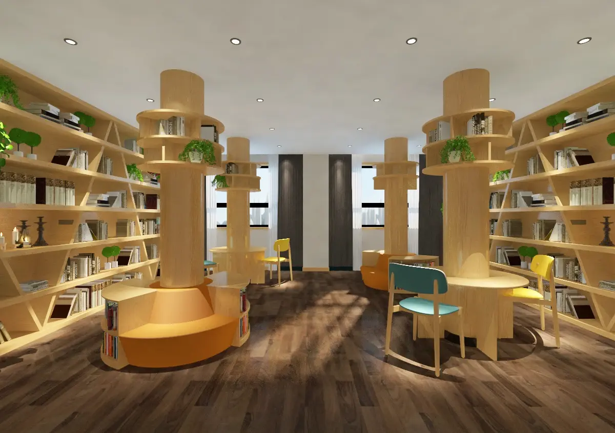 还是简约自由的美式风?营造独特的书店氛围,离不开合适的装修风格.