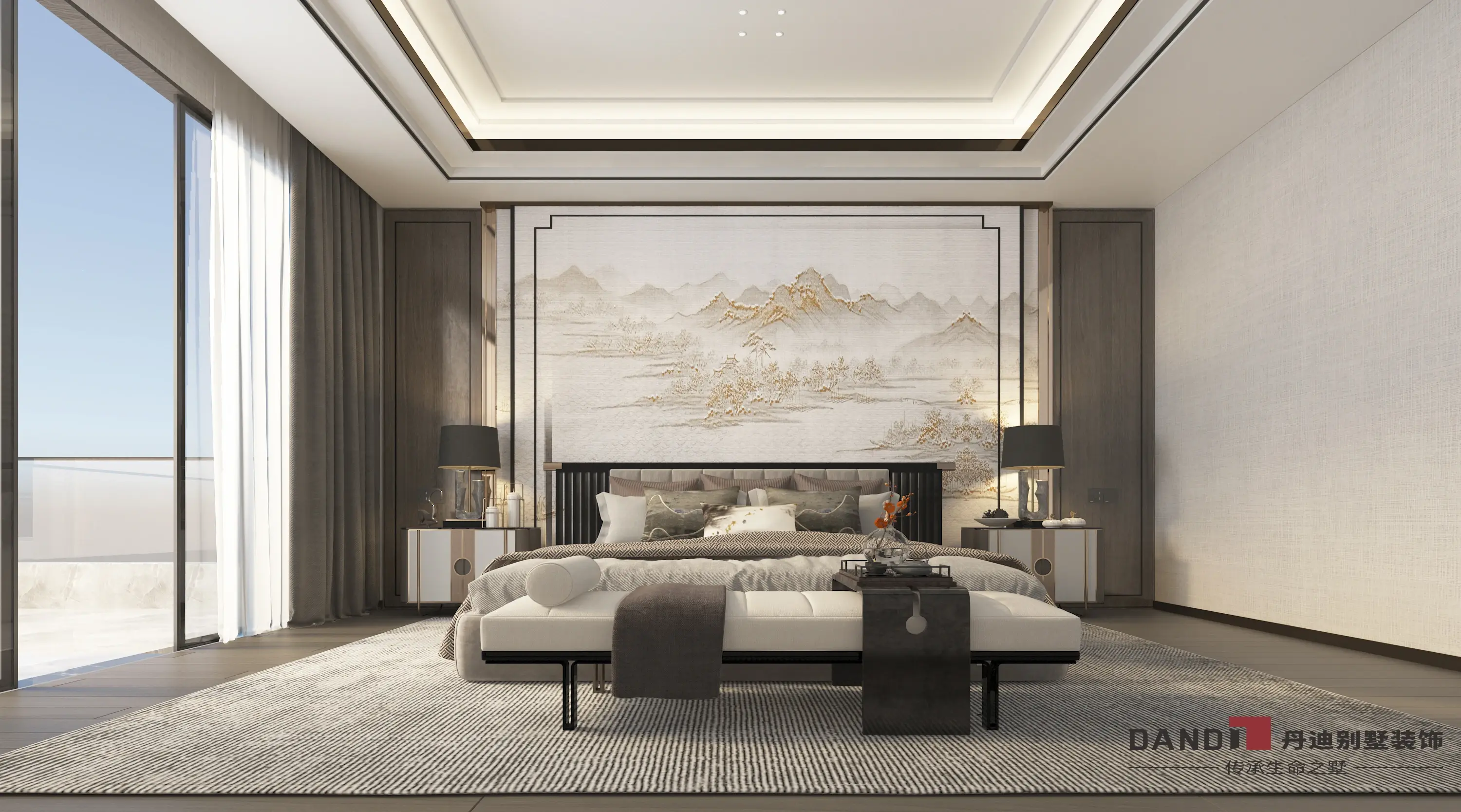 dandi home |480㎡新中式别墅,沉醉的东方奢华意境_房产资讯_房天下