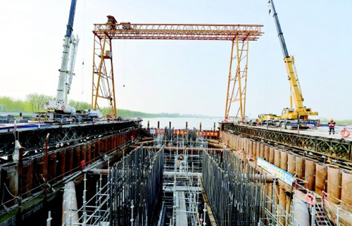 五河淮河特大桥桩基工程全部完成 预计2021年9月30日建成通车