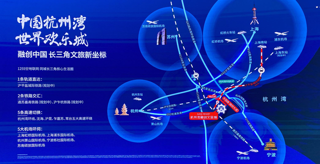 新进展来啦！杭州湾融创文旅城项目拥有最长水上滑梯、华东摩天轮、水乐园陆乐园！