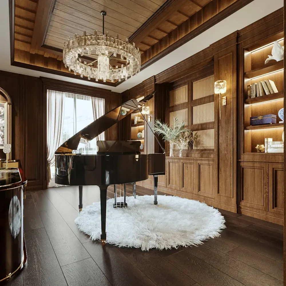 资深设计师王海东800㎡古典混搭风别墅才是真正适合中国三代同堂的