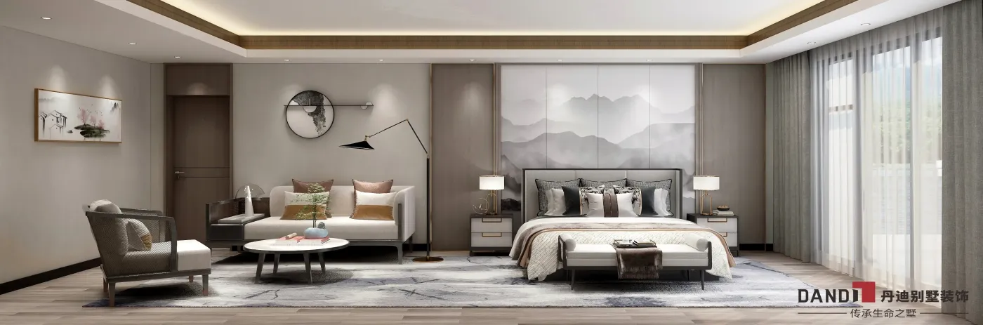 dandihome700㎡意式轻奢别墅流淌的艺术创造力