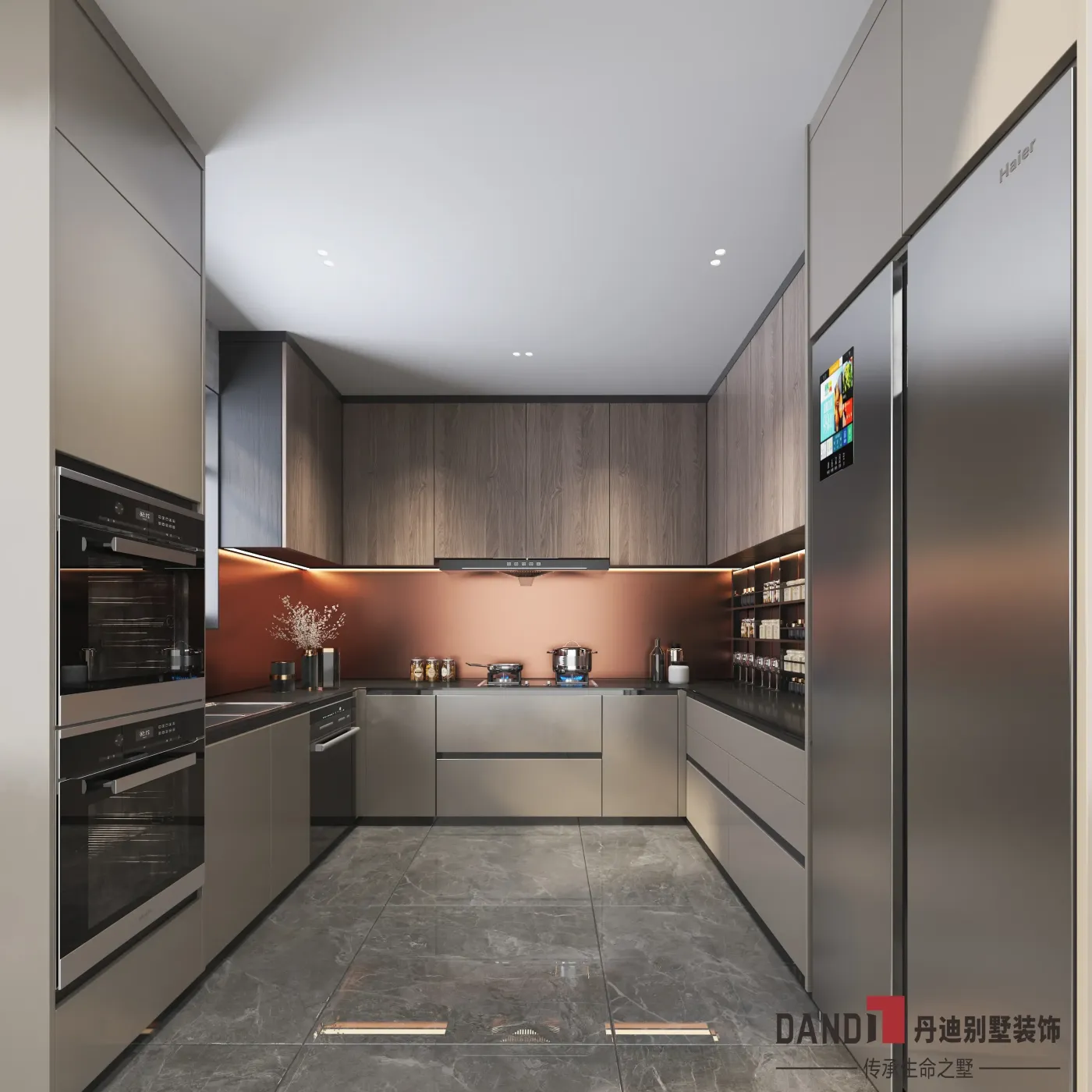 dandi home |460㎡现代轻奢别墅,诉说大宅腔调