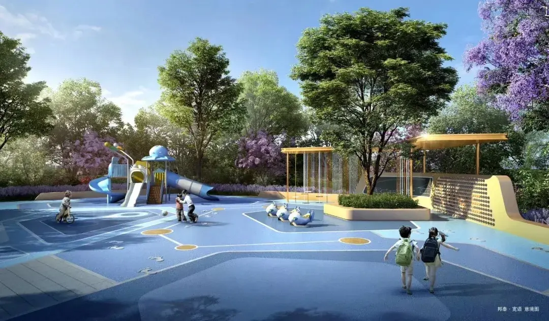 健康慢跑道和分散布置的健身器械等,多样化的锻炼方式互不打扰.