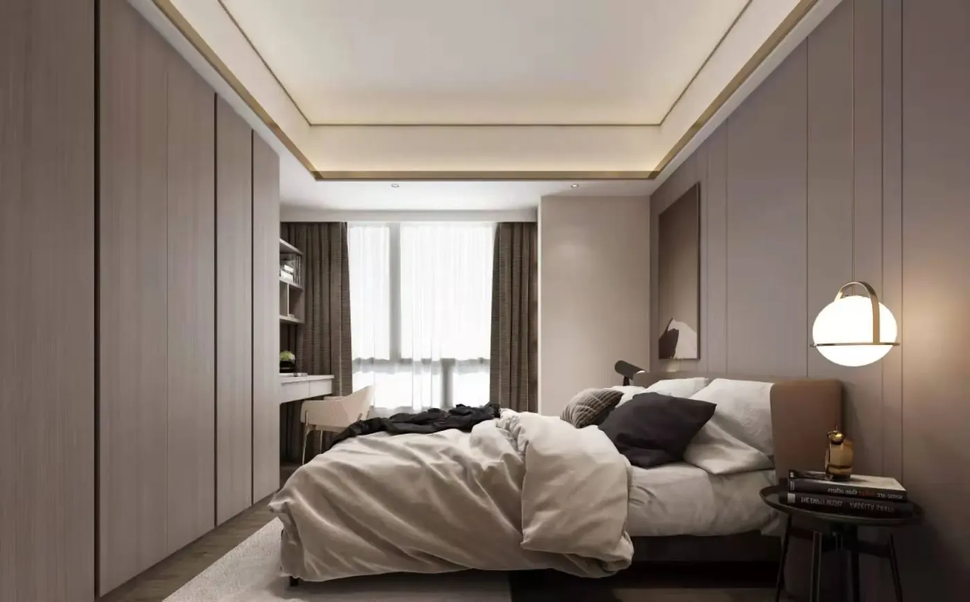 广州装修120m05中式风格大人小孩都喜欢