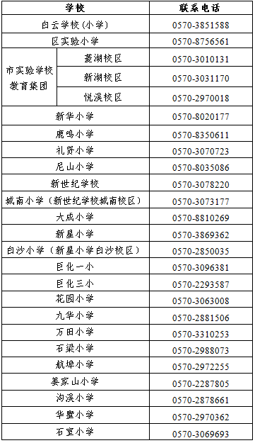 ！2021年柯城区小学、初中招生工作意见来了