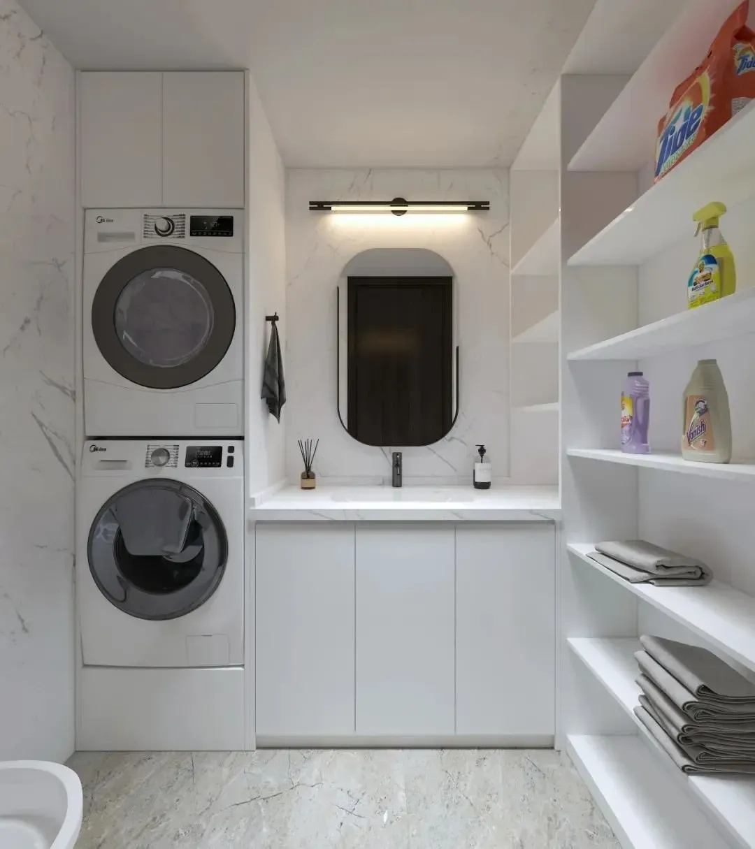 1㎡的家政间居然这么好用