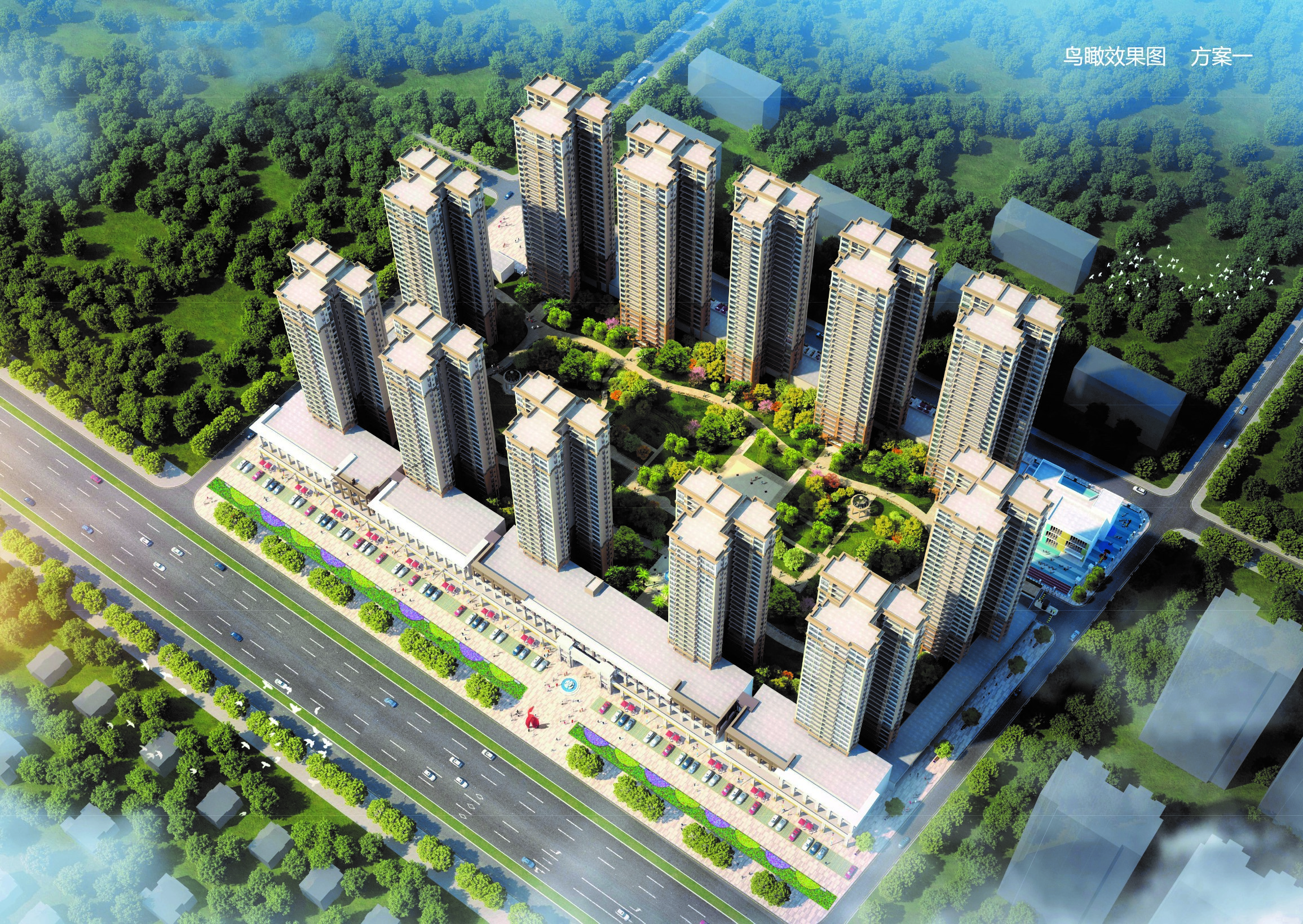 吴川市珺悦豪庭规划方案公示 拟建设12栋28-32层住宅楼